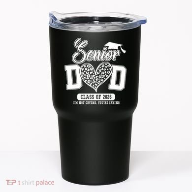Senior Dad Class Of 2026 Senior Dada 26 Graduation Leopard Tumbler