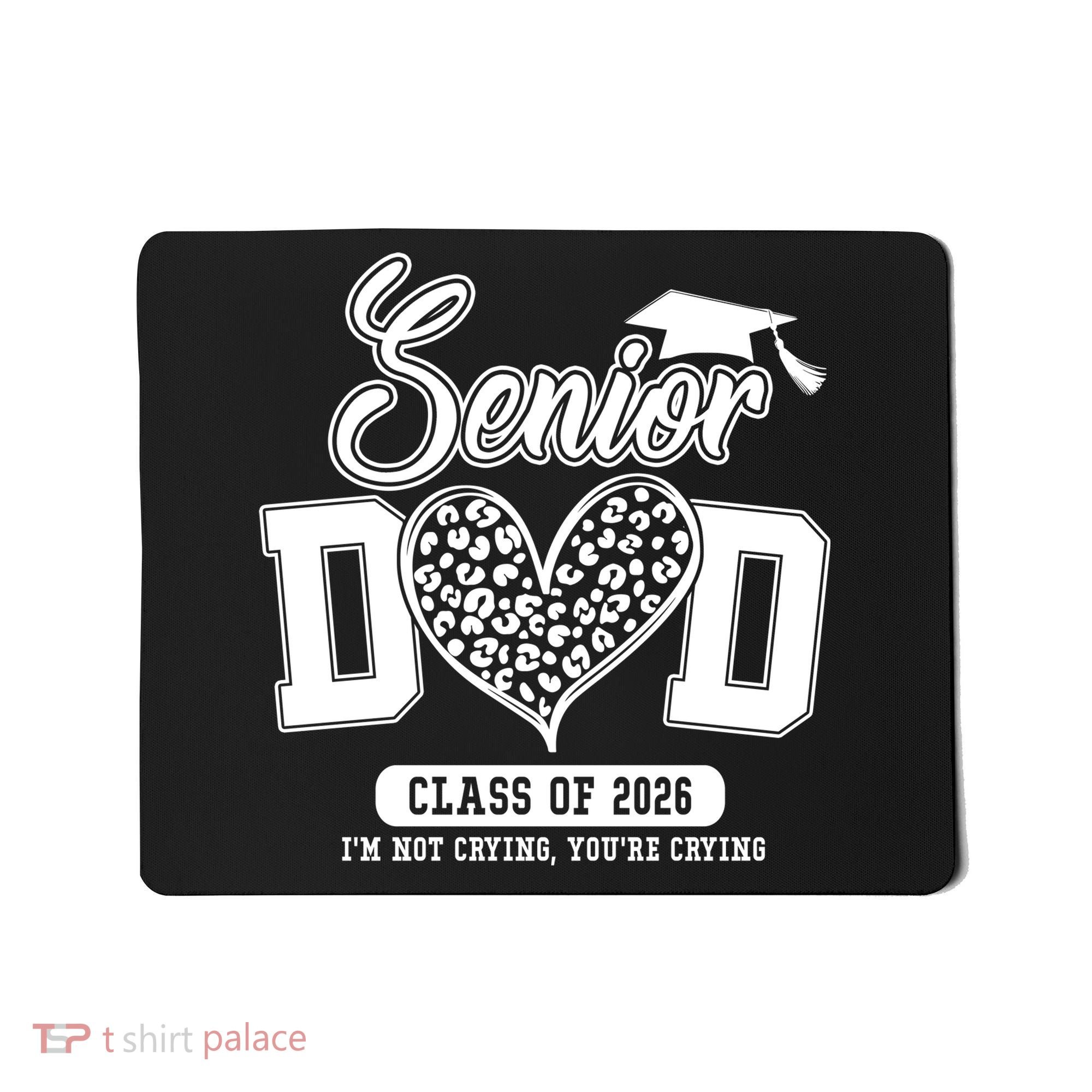 Senior Dad Class Of 2026 Senior Dada 26 Graduation Leopard Mousepad