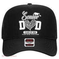 Senior Dad Class Of 2026 Senior Dada 26 Graduation Leopard Hat thumb 0