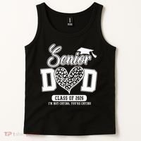 Senior Dad Class Of 2026 Senior Dada 26 Graduation Leopard Tank Top thumb 2