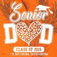 Senior Dad Class Of 2026 Senior Dada 26 Graduation Leopard Kati Licensed 12" Camo Cuffed Beanie thumb 2
