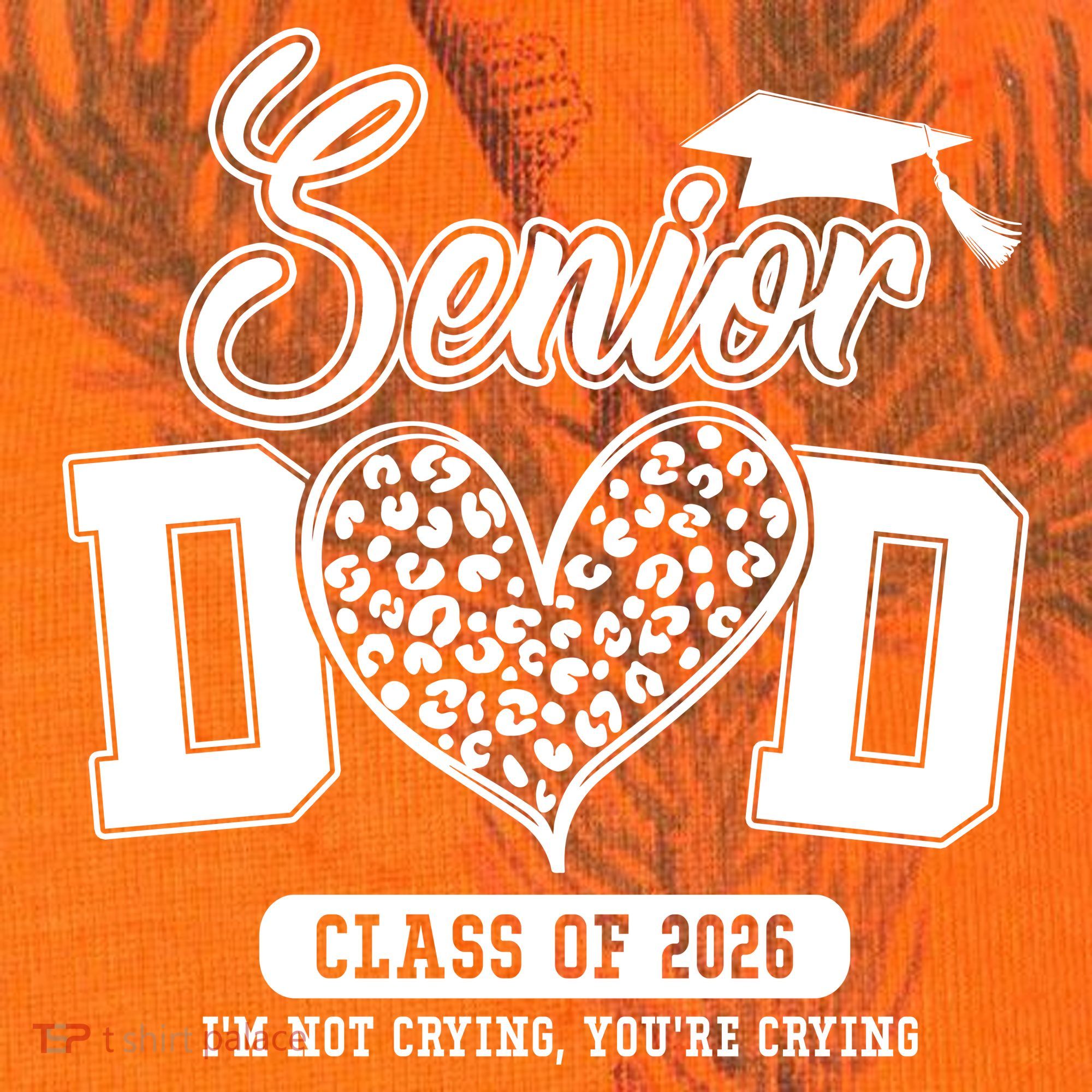 Senior Dad Class Of 2026 Senior Dada 26 Graduation Leopard Kati Licensed 12" Camo Cuffed Beanie
