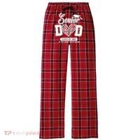Senior Dad Class Of 2026 Senior Dada 26 Graduation Leopard Women's Flannel Plaid Pajama Pants thumb 0