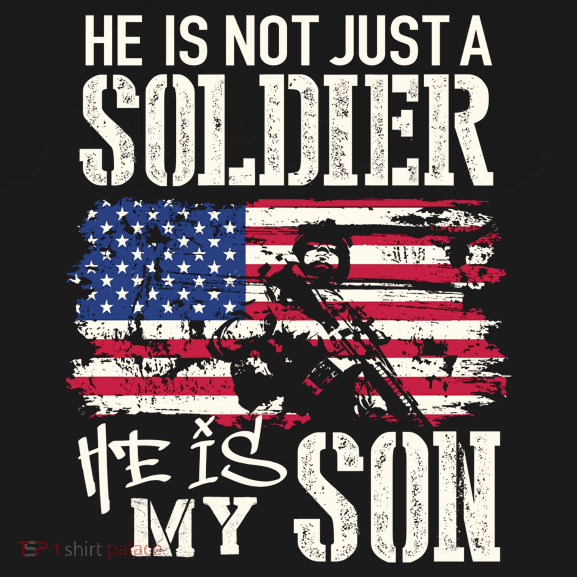 Soldier Dad Cool Gift He Not Just Soldier He Is My Son Father Gift Women's Hoodie