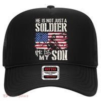 Soldier Dad Cool Gift He Not Just Soldier He Is My Son Father Gift Hat thumb 0
