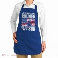 Soldier Dad Cool Gift He Not Just Soldier He Is My Son Father Gift Apron thumb 2