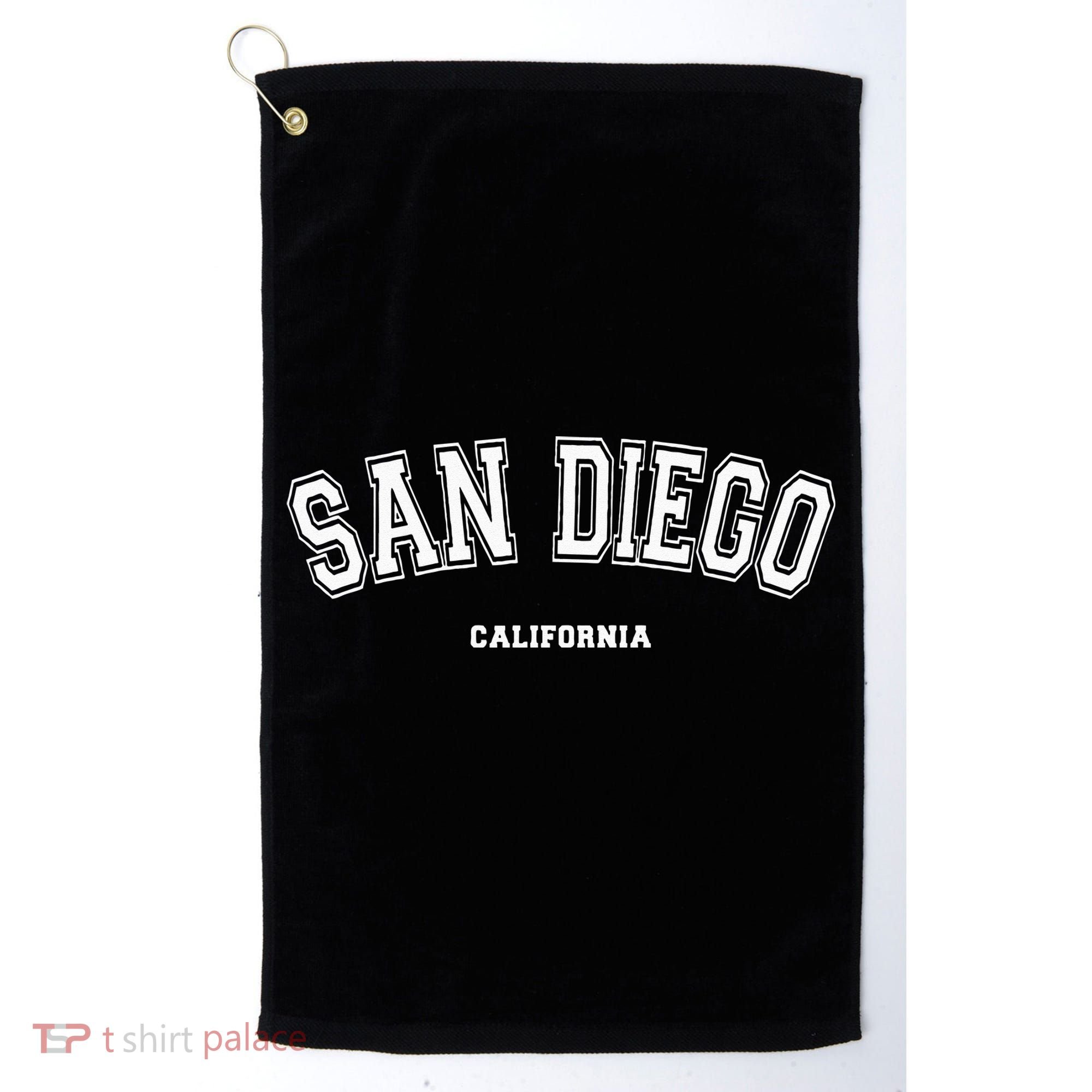 San Diego California Golf Towel