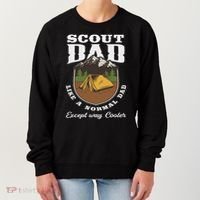 Scout Dad Camping Scouting Tent Scout Leader Scout Women's Sweatshirt thumb 0