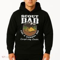 Scout Dad Camping Scouting Tent Scout Leader Scout Hoodie thumb 2