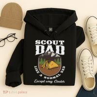 Scout Dad Camping Scouting Tent Scout Leader Scout Hoodie thumb 4