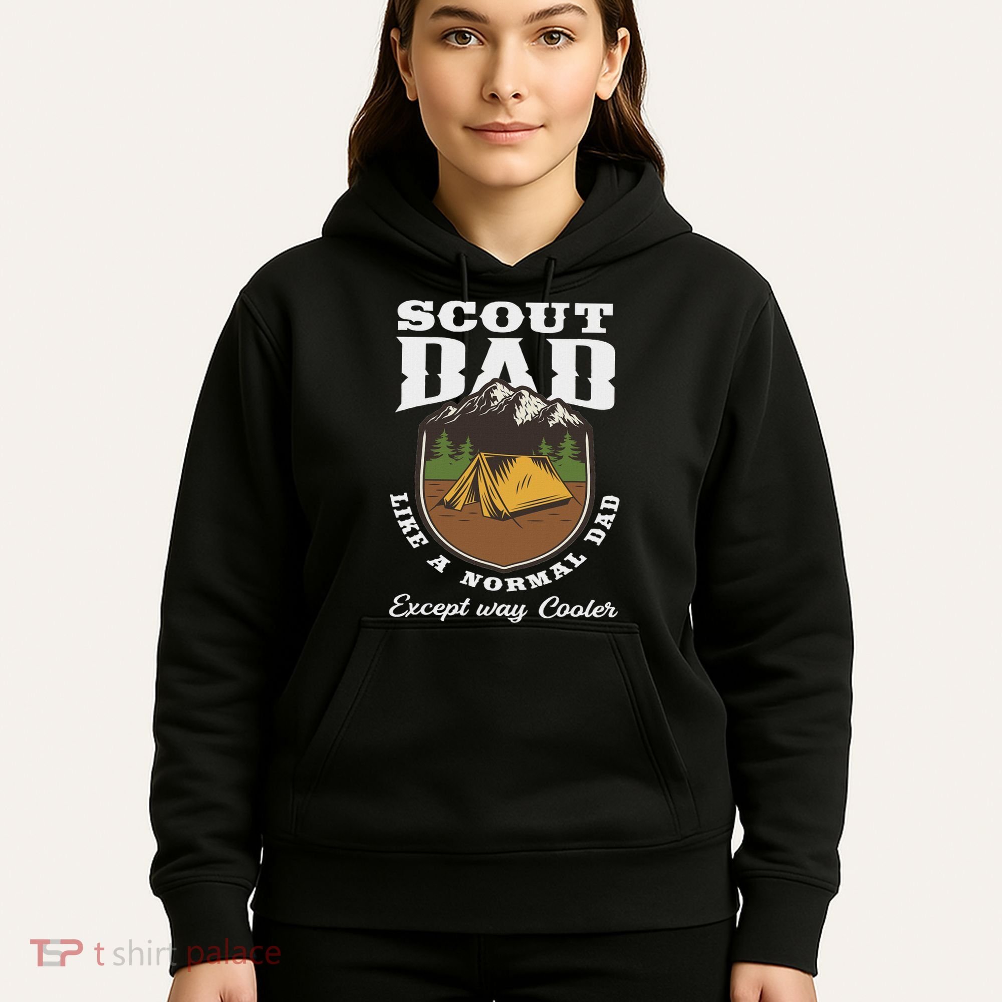 Scout Dad Camping Scouting Tent Scout Leader Scout Hoodie