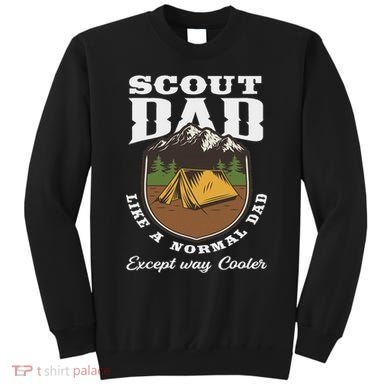 Scout Dad Camping Scouting Tent Scout Leader Scout Sweatshirt