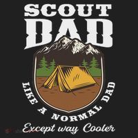 Scout Dad Camping Scouting Tent Scout Leader Scout Tumbler thumb 3