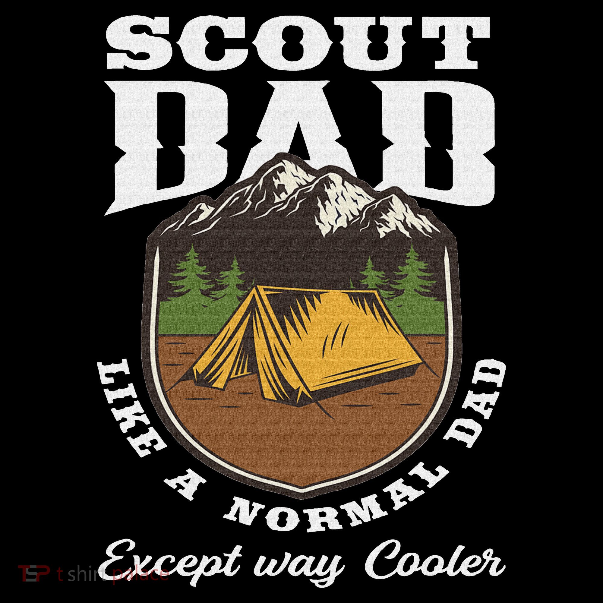 Scout Dad Camping Scouting Tent Scout Leader Scout Ornament