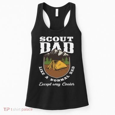 Scout Dad Camping Scouting Tent Scout Leader Scout Women's Tank Top