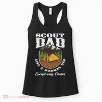 Scout Dad Camping Scouting Tent Scout Leader Scout Women's Tank Top thumb 0