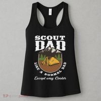 Scout Dad Camping Scouting Tent Scout Leader Scout Women's Tank Top thumb 3