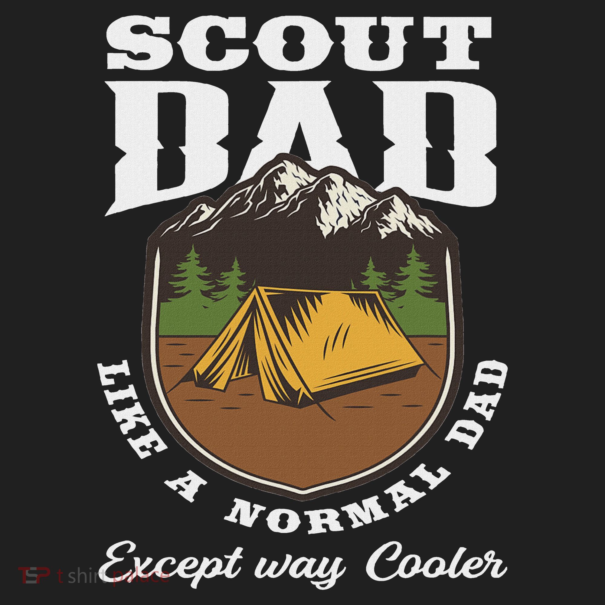 Scout Dad Camping Scouting Tent Scout Leader Scout Hat