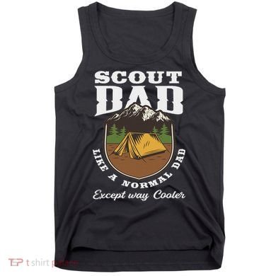 Scout Dad Camping Scouting Tent Scout Leader Scout Tank Top