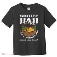 Scout Dad Camping Scouting Tent Scout Leader Scout Toddler T-Shirt thumb 0