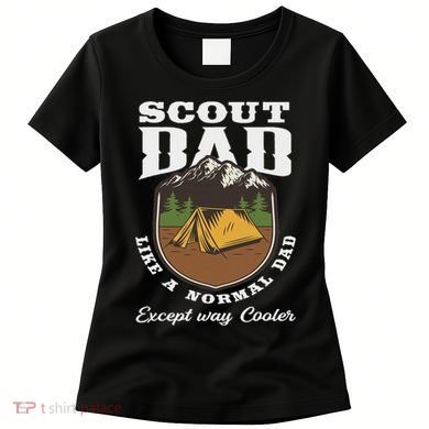 Scout Dad Camping Scouting Tent Scout Leader Scout Women's T-Shirt