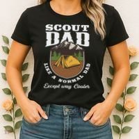 Scout Dad Camping Scouting Tent Scout Leader Scout Women's T-Shirt thumb 2