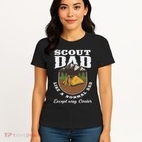 Scout Dad Camping Scouting Tent Scout Leader Scout Women's T-Shirt thumb 4