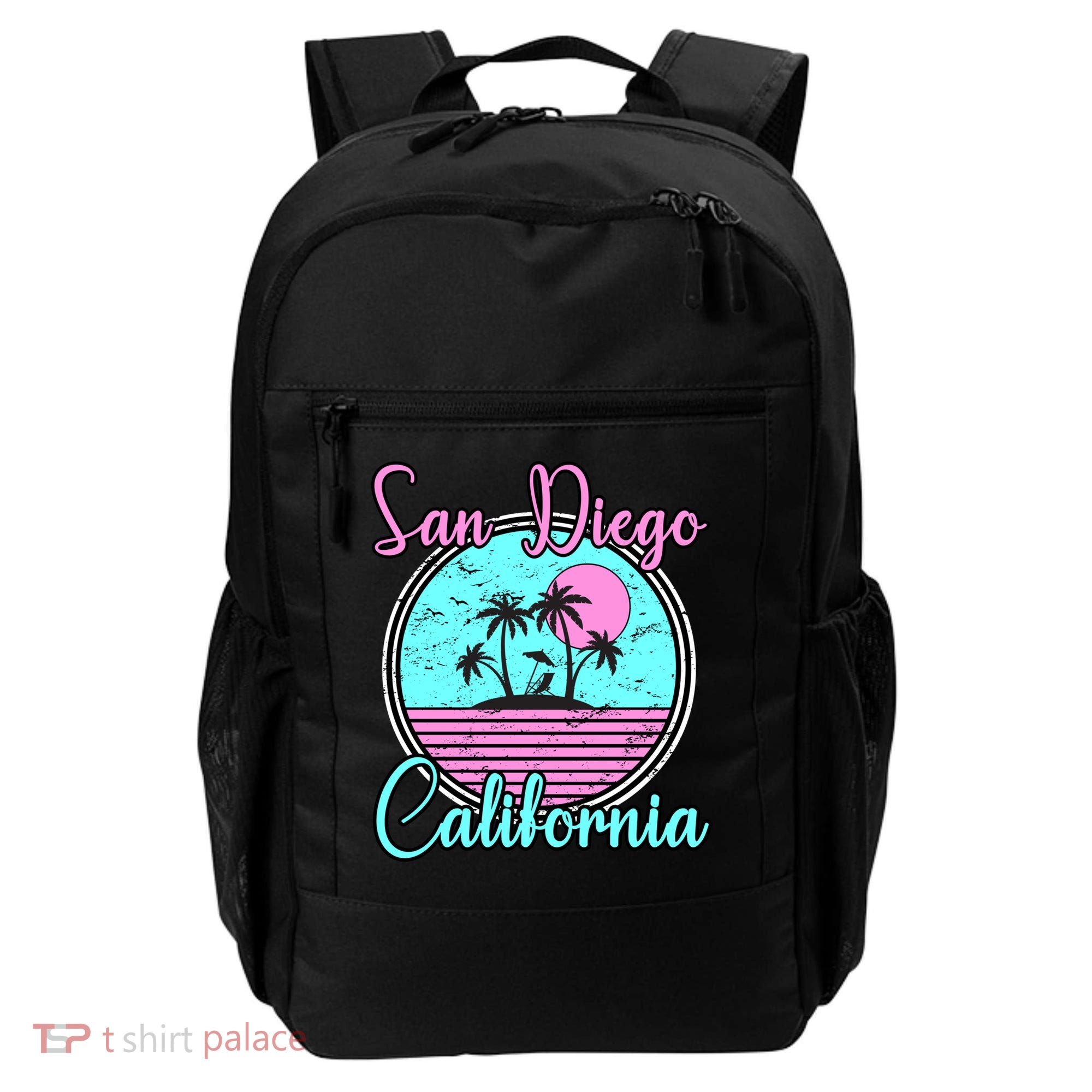 San Diego California Funny Gift Ca Beach Travel Souvenir Funny Gift Backpack