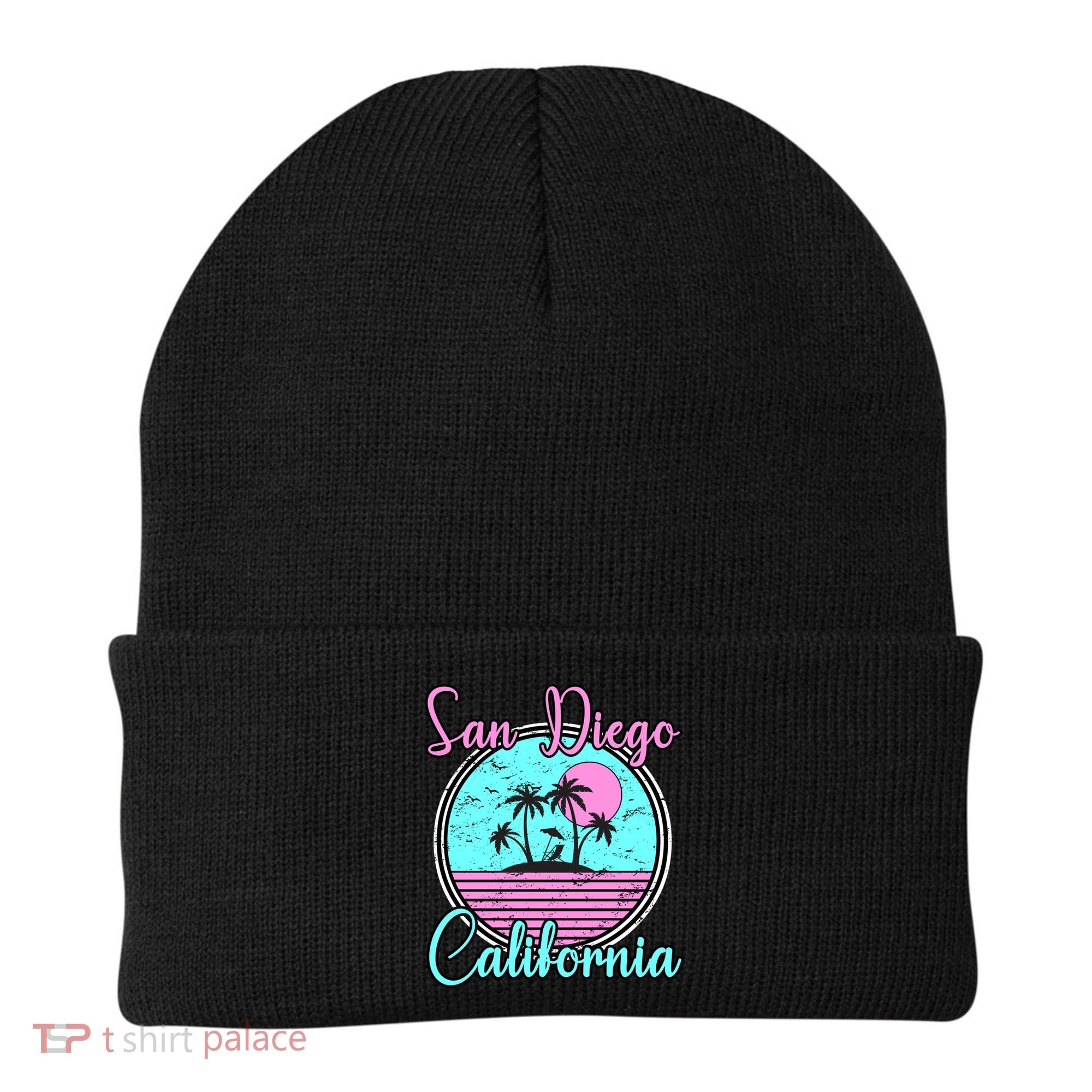 San Diego California Funny Gift Ca Beach Travel Souvenir Funny Gift Beanie