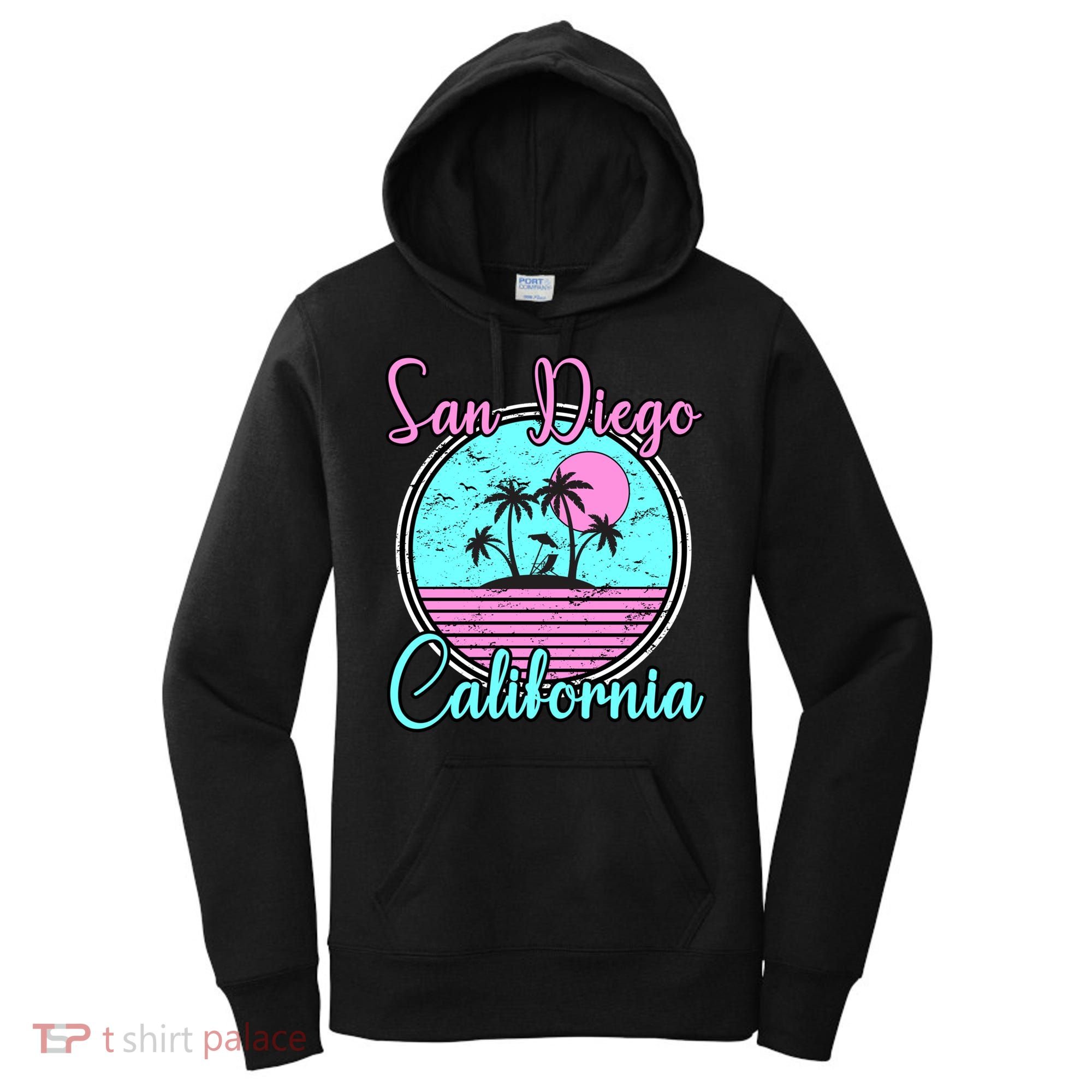 San Diego California Funny Gift Ca Beach Travel Souvenir Funny Gift Women's Hoodie