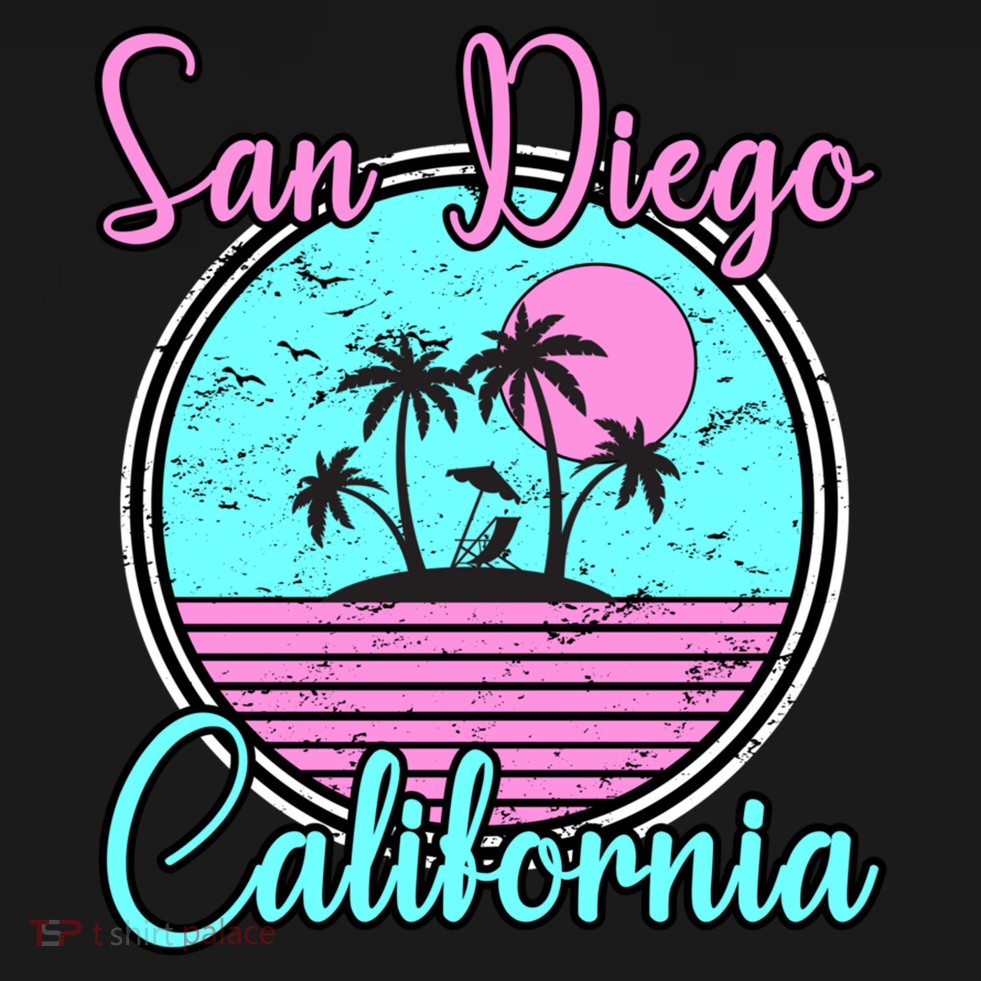 San Diego California Funny Gift Ca Beach Travel Souvenir Funny Gift Women's Hoodie