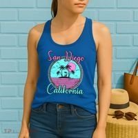 San Diego California Funny Gift Ca Beach Travel Souvenir Funny Gift Women's Tank Top thumb 2