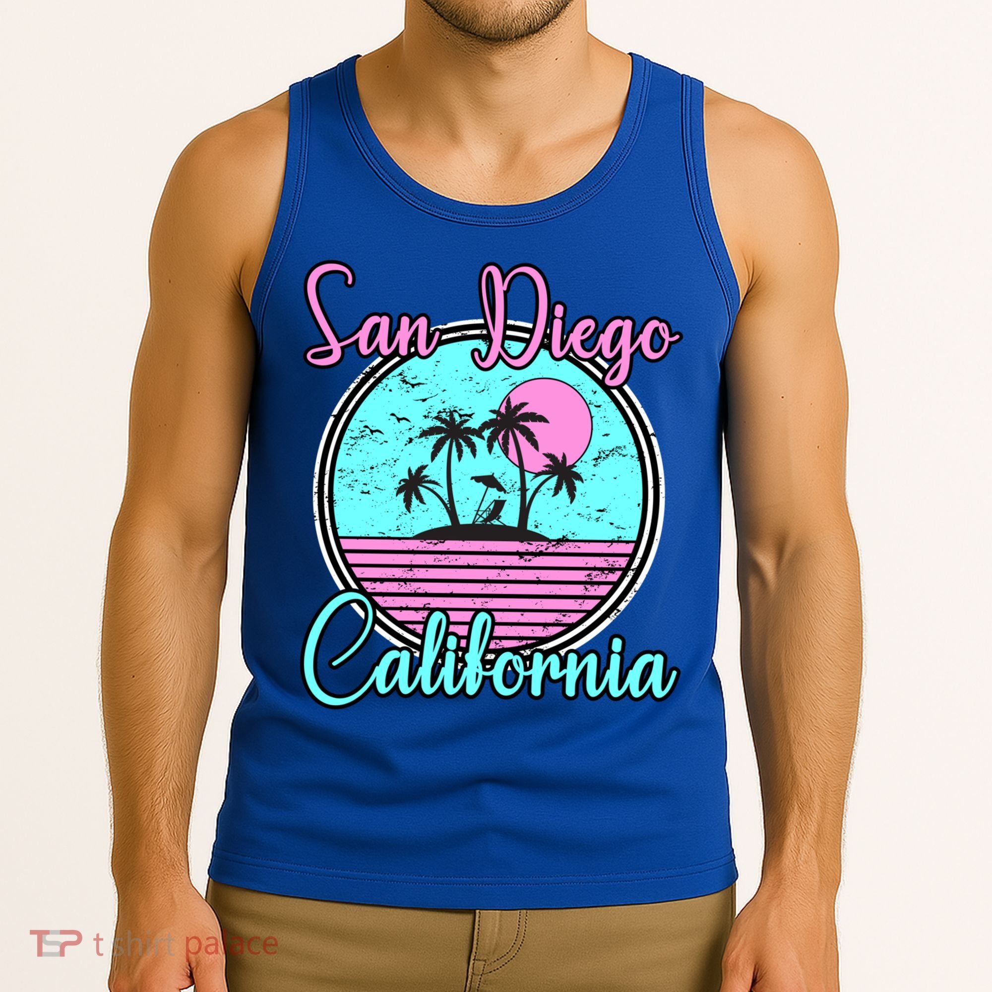 San Diego California Funny Gift Ca Beach Travel Souvenir Funny Gift Tank Top