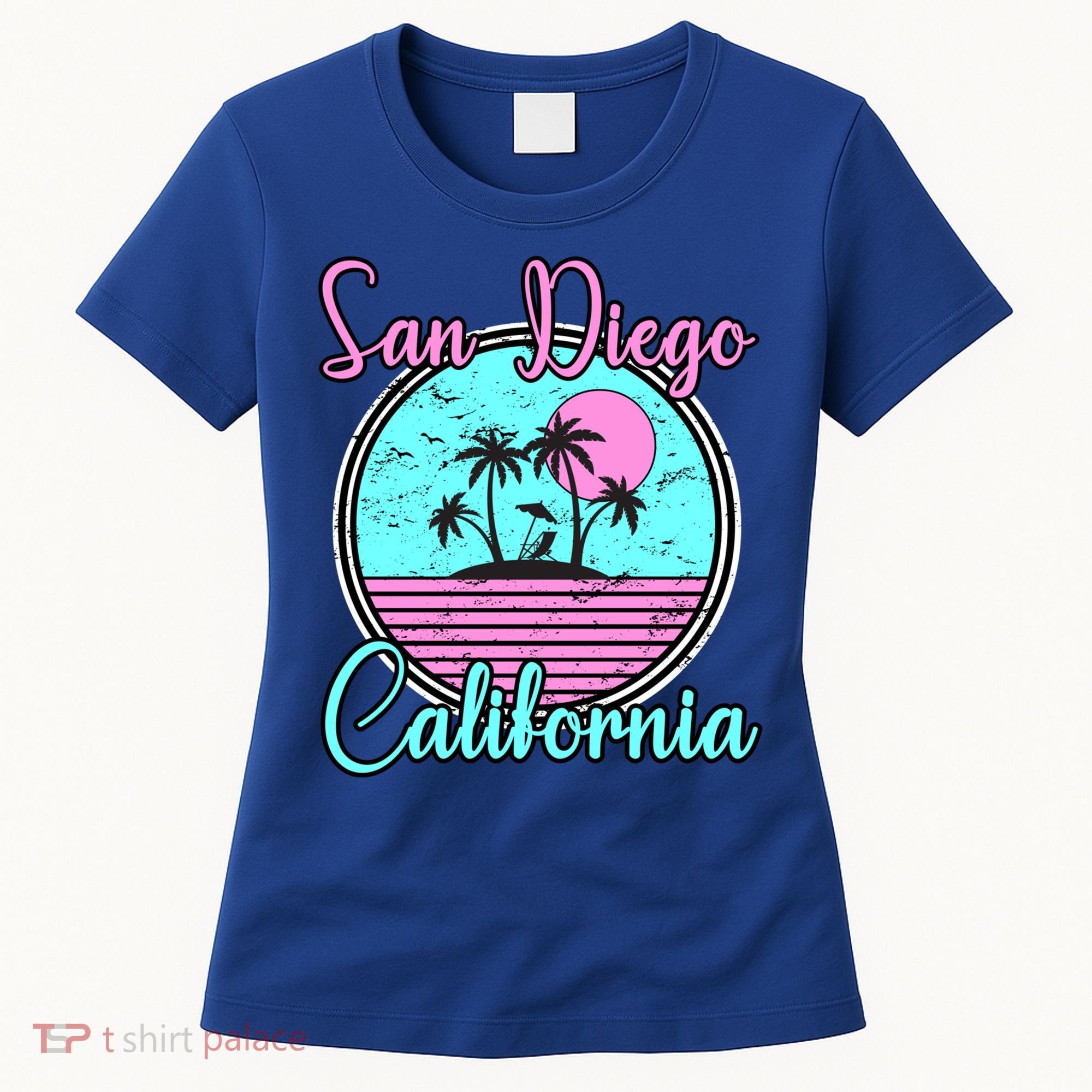 San Diego California Funny Gift Ca Beach Travel Souvenir Funny Gift Women's T-Shirt