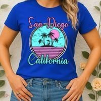 San Diego California Funny Gift Ca Beach Travel Souvenir Funny Gift Women's T-Shirt thumb 2