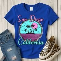 San Diego California Funny Gift Ca Beach Travel Souvenir Funny Gift Women's T-Shirt thumb 3