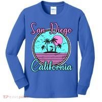 San Diego California Funny Gift Ca Beach Travel Souvenir Funny Gift Kids Long Sleeve Shirt thumb 0