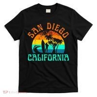 San Diego California Beach Surf Summer Vacation Vintage T-Shirt thumb 0