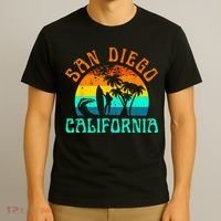 San Diego California Beach Surf Summer Vacation Vintage T-Shirt thumb 3
