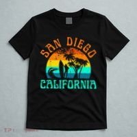 San Diego California Beach Surf Summer Vacation Vintage T-Shirt thumb 5