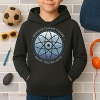 Science Doesn't Care What You Believe Kids Hoodie thumb 2