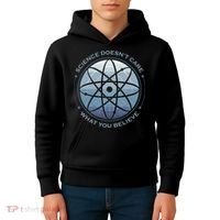 Science Doesn't Care What You Believe Kids Hoodie thumb 4