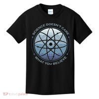 Science Doesn't Care What You Believe Kids T-Shirt thumb 0