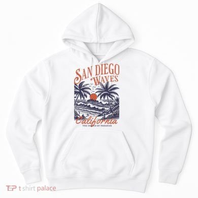 San Diego California Vintage Summer Hoodie