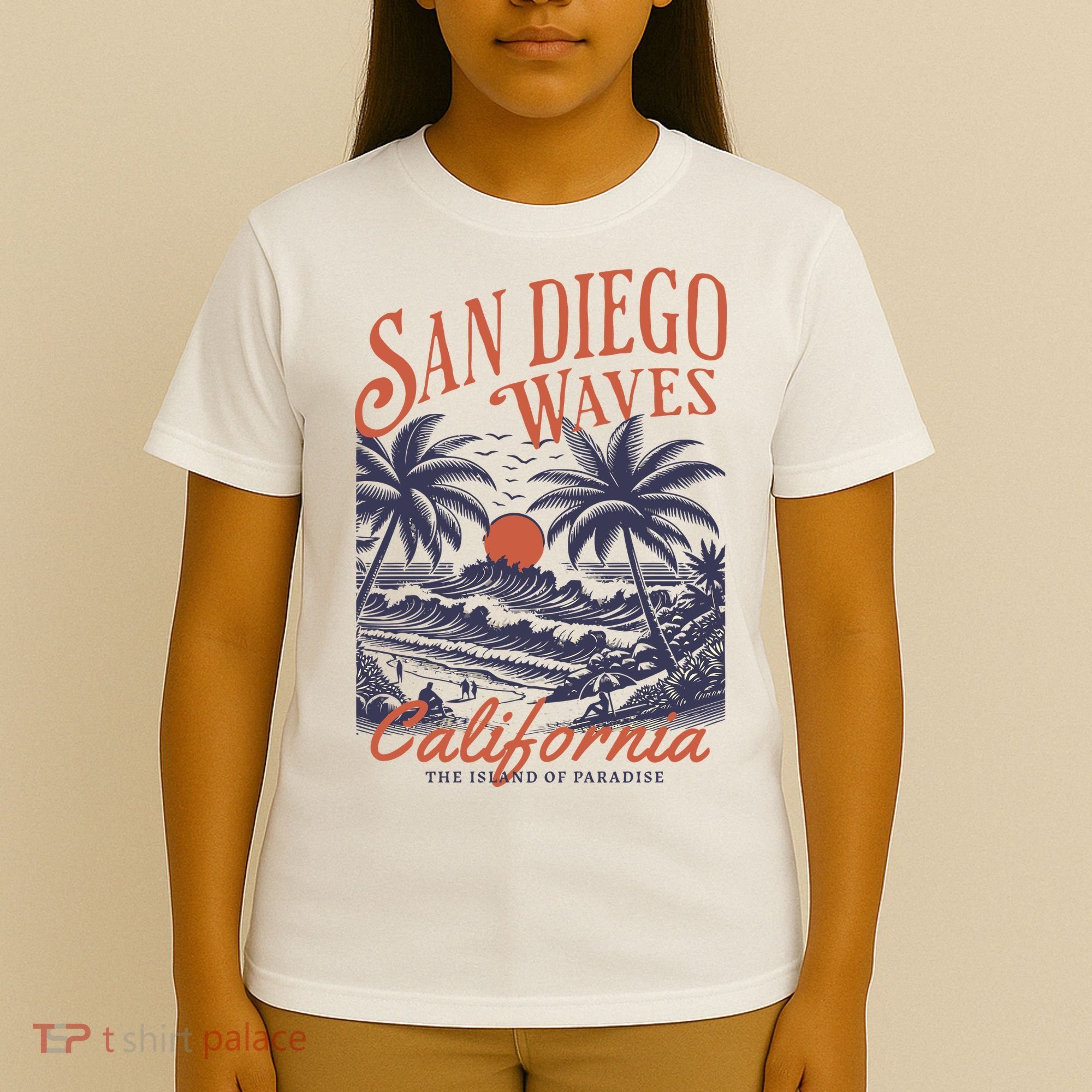 San Diego California Vintage Summer T-Shirt