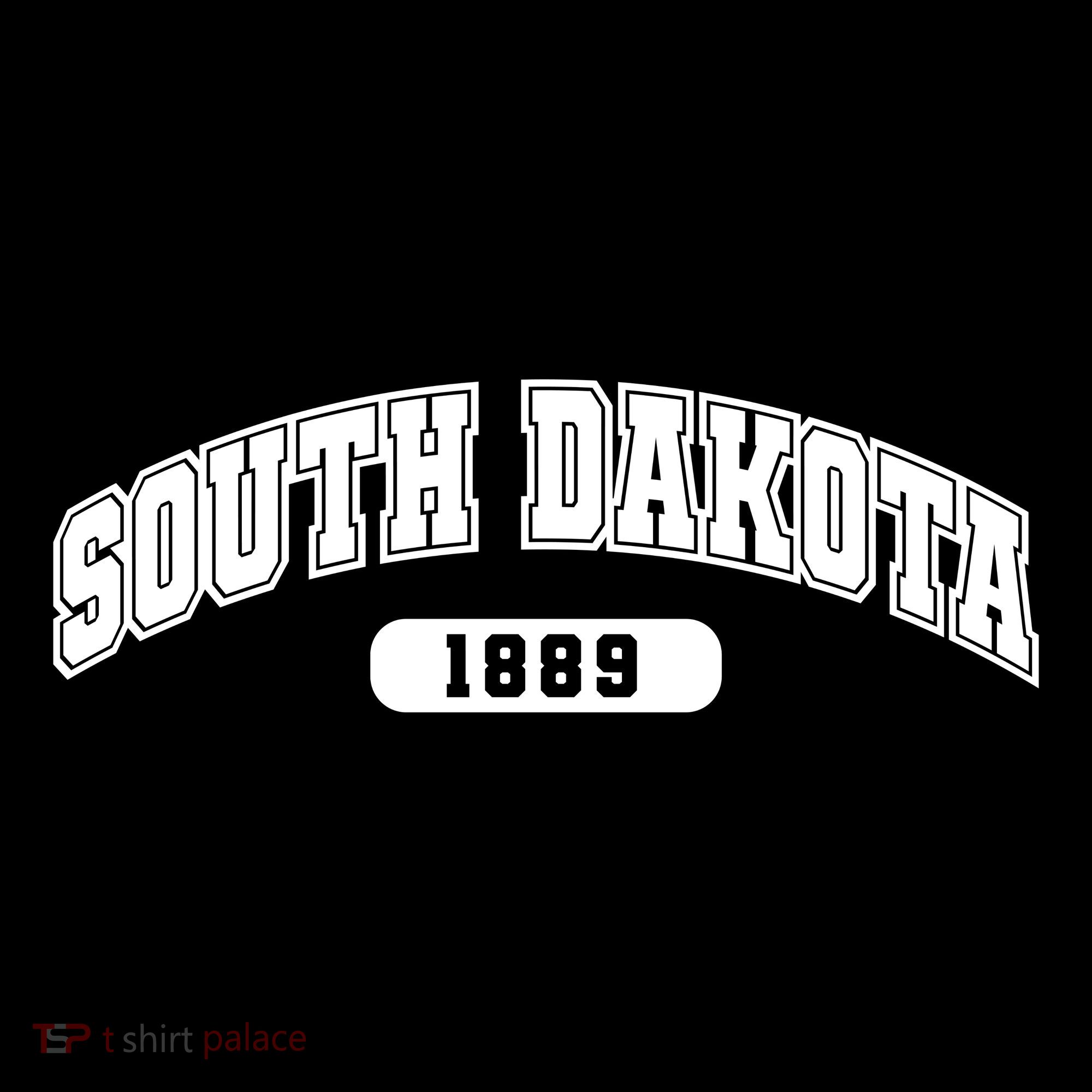 South Dakota Collegiate Style 1889 Baby Bodysuit