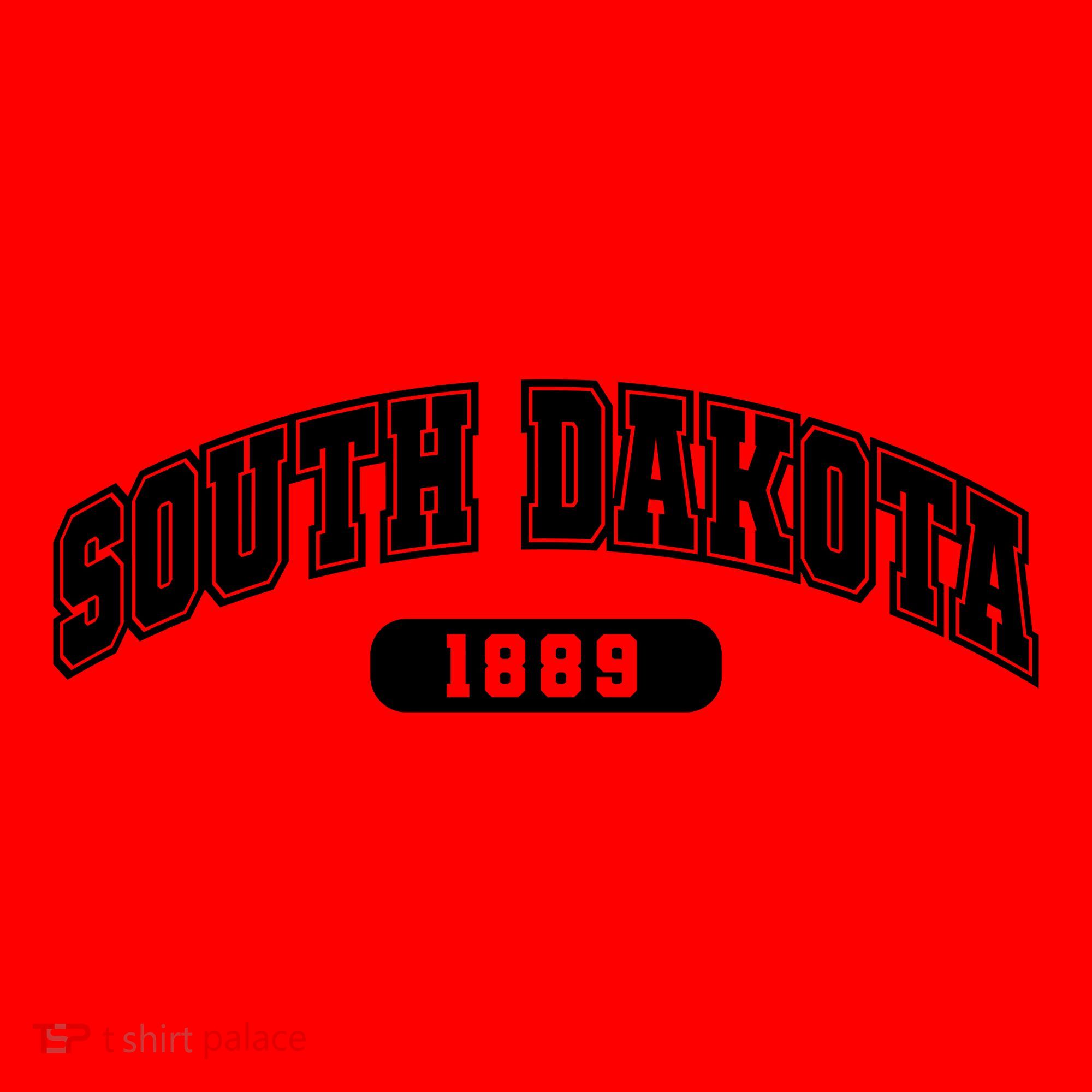 South Dakota Collegiate Style 1889 Santa Hat