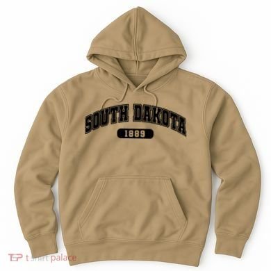 South Dakota Collegiate Style 1889 Hoodie
