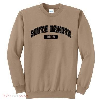 South Dakota Collegiate Style 1889 Sweatshirt