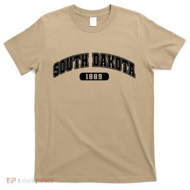 South Dakota Collegiate Style 1889 T-Shirt